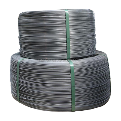 Q195 Q235 6.5mm 저탄소 열 열로 굴린 강철 와이어 스틱 앙일 블랙 와이어 펀칭 처리 및 펀칭 서비스