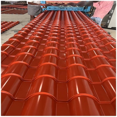 AISI/ASTM/JIS/EN/GB 표준 Ppgl 컬러 코팅 진료 철강 지붕 잎