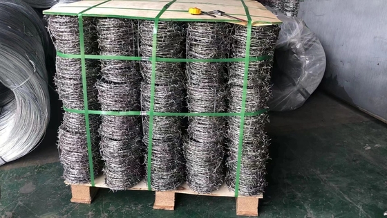 싱글 레이저 철선 1.6mm x 100m 울타리 망에 대한 가시가 ASTM 6 8 9 10 12 14 18 20 설치가 쉽고 견고합니다