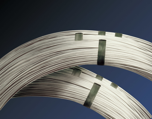 ASTM 6 8 9 10 12 14 18 20 1.6mm x 100 PVC 또는 진열 방지 및 진화 방지 가연 스틸 와이어 코일 레이저 타입 단일 레이저