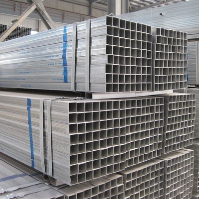Hot Dip GI Steel Galvanized Square Steel Pipe for Construction with 0.5-60mm Thickness and Pre Galvanized Steel. 건설용 핫 디프 GI 스틸 진열 제곱 스틸 파이프, 0.5-60mm 두께와 사전 진열제철