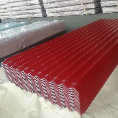 2001-3600mm 길이 필리핀의 레드 와인 컬러 코팅 지붕 잎