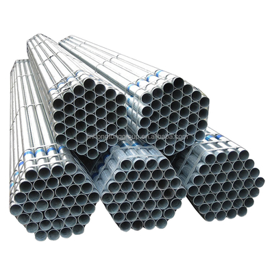 DN15-DN200 Hot Dip Galvanized Steel Pipe Q235B, ASTM 표준 처리 서비스 디콜링