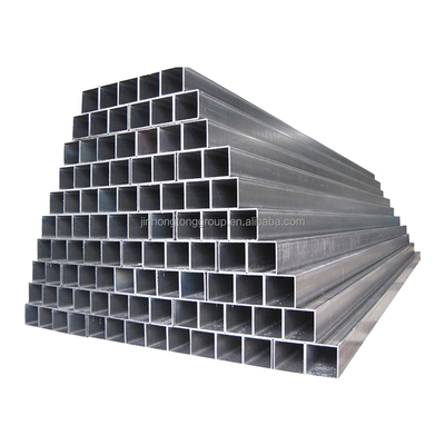 직사각형 섹션 모양 핫 디프 galvanized SHS 40x40 평방 튜브 플라스틱 파이프 캡과 corrugated 강철 파이프