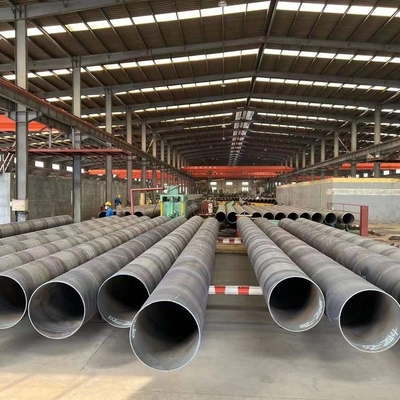 2-6cm 두께 출구 ASTM A106 자동화 된 철기 정사 파이프 용접 200mm 지름 용접 철기 파이프