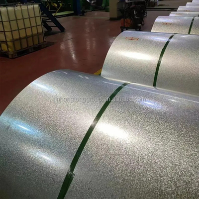 콜드 롤링 갤발룸 엽 금속 롤 0.12mm-6mm 두께 55% 알루미늄 함량 AZ30-AZ40 코팅