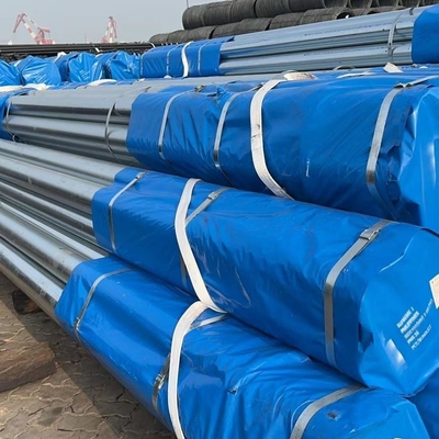 철강 구조 ASTM A36 Q235 CE 인증과 아연 코팅 200-700g/sqm의 원형 진료 철강 파이프
