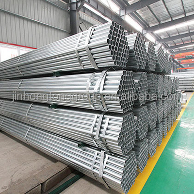 철강 구조 ASTM A36 Q235 CE 인증과 아연 코팅 200-700g/sqm의 원형 진료 철강 파이프