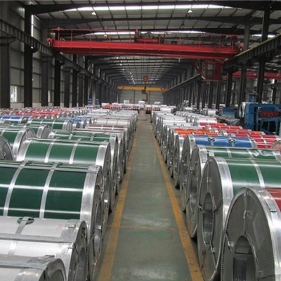 PPGI 진열제철 코일 컬러 코팅 ASTM 인증 1000mm 1250mm 두께 맞춤 코일 ID 508/610mm