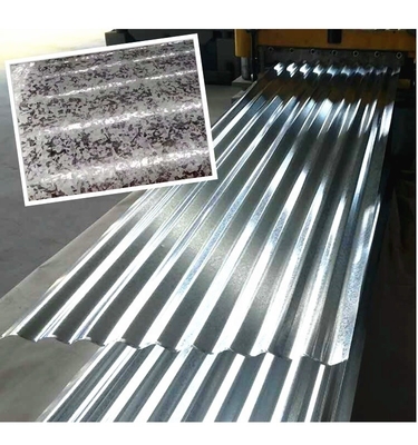 SGCC SPCC SECC DX51D 등급 4x8 밸런াইজ  corrugated 엽 금속 진크 지붕 엽 제로 스판글 유형
