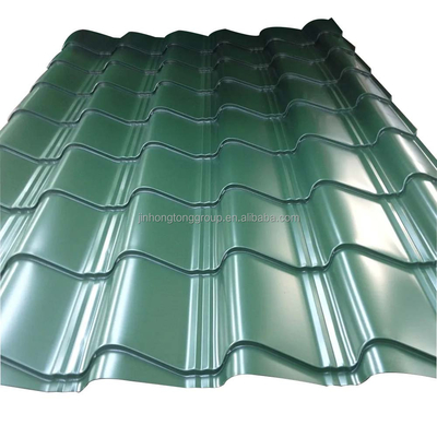 20-275g/m2 ZINC 코팅 정규 스팡글 가로화 된 금속 지붕 엽지 지붕 타일 색상 호러비드 지붕 엽지