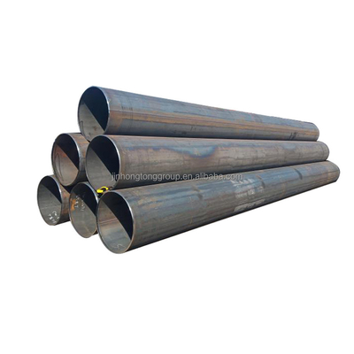 ERW 건설용 용접된 탄소강 파이프 파이프 끝 스레드 기술 ERW Q195-Q235 St 37/5 520.80mm-22.2mm 두께
