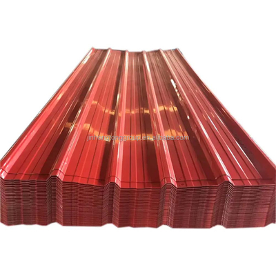 1400-1799mm 길이는 PPGI 0.1mm 두께와 SGCC/CGCC/DX51D Z/Q195-Q345와 함께 corrugated 밸런제 된 지붕 잎