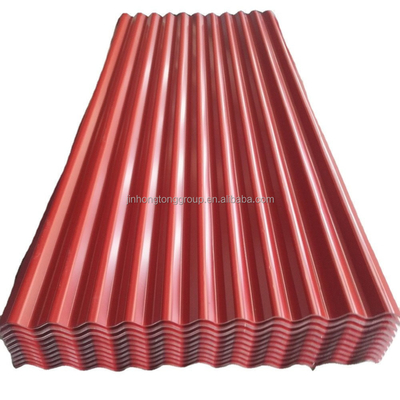 1400-1799mm 길이는 PPGI 0.1mm 두께와 SGCC/CGCC/DX51D Z/Q195-Q345와 함께 corrugated 밸런제 된 지붕 잎