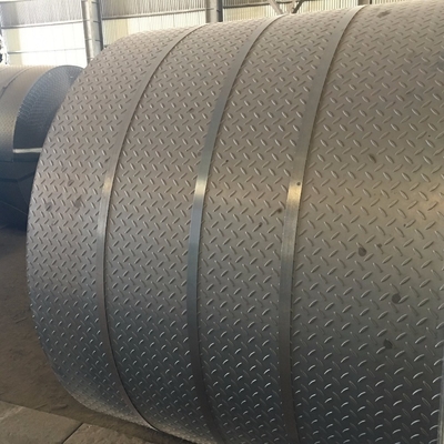 눈물 방울 패턴 ASTM A36 Q235B Ss400 뜨거운 롤링 셰커 판 S235jr 장단과 함께 철판