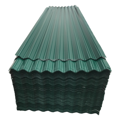 선화 된 진료 된 철강 지붕 엽 PPGI  corrugated 진료 된 지붕 엽 0.2 두께 ASTM 표준 맞춤형 RAL