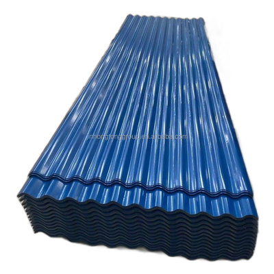 선화 된 진료 된 철강 지붕 엽 PPGI  corrugated 진료 된 지붕 엽 0.2 두께 ASTM 표준 맞춤형 RAL