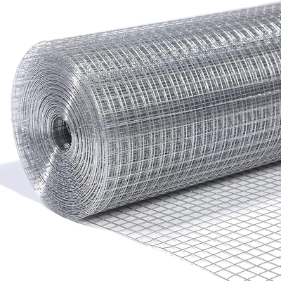 녹색 PVC 코팅 1/2 &quot;접속 된 와이어 메시 울타리 롤 GI 와이어 메시 철 네트워크 도로 메시 퀘어 구멍 모양 보호 울타리