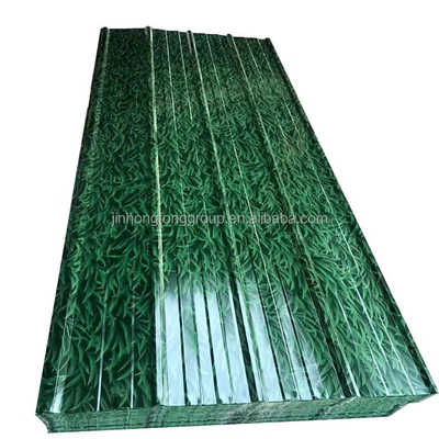 PPGI 코일 천장판 665mm 코러브 스테일 천장판 PPGI 컬러 스테일 플레이트 장 2001-3600mm 너비 600-1250mm