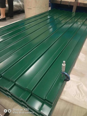 색상 코팅 corrugated galvanized 강철 지붕 철판 지붕 타일 용접 처리 서비스 제조