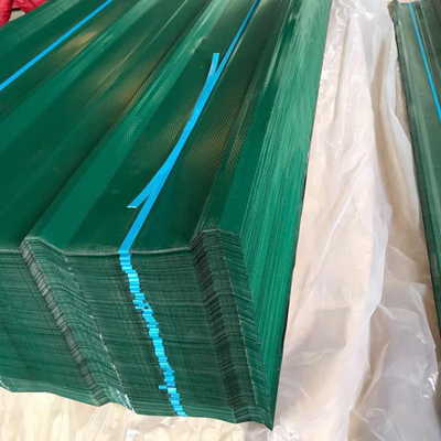 색상 코팅 corrugated galvanized 강철 지붕 철판 지붕 타일 용접 처리 서비스 제조