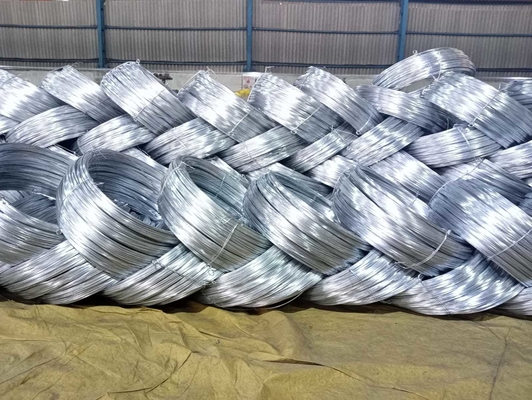 10 톤 진크 와이어 막 Hot Dip Galvanized Steel Galvanized Gi Iron 2mm 전기 가유 결합 와이어 성능