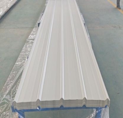 600~1250mm 너비 고강도 진료 된 호러비드 컬러 금속 지붕판 DX51D PPGI 엽색 주황 코팅 철강 지붕판