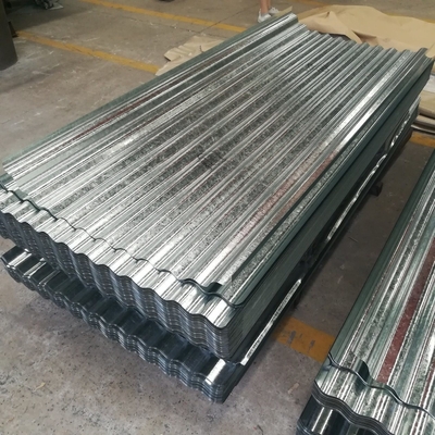 0.12-1.0mm 두께와 40-275g/m2 ZINC 코팅을 가진 뜨거운 침착 된 헐리우드 젤로화 된 철강 금속 지붕 판