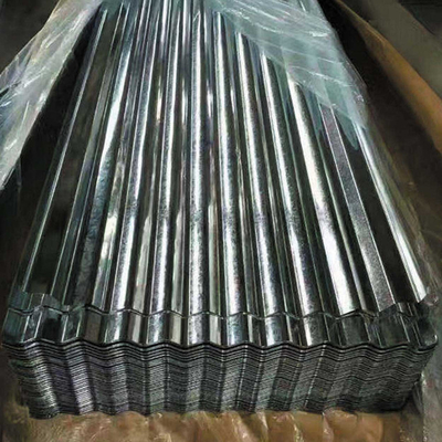 0.12-1.0mm 두께와 40-275g/m2 ZINC 코팅을 가진 뜨거운 침착 된 헐리우드 젤로화 된 철강 금속 지붕 판