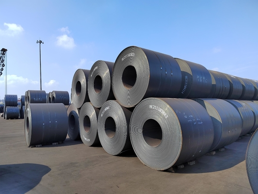 고온 롤링 탄소 소금 및 기름 스틸 코일 2mm 두께 표준 A572 GR65 GR50 탄소 스틸 코일 BS EN GB ASTM DIN JIS