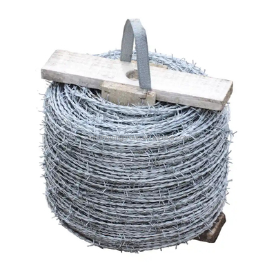 1.4mm-2.6mm 크로스 레이저 진열된 가시무선 농장 울타리 500M 20Kg 롤별 레이저 유형 와이어 가이드 1.4mm-2.6mm