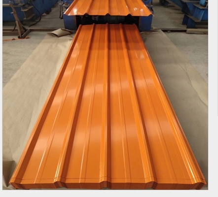 ASTM 표준 지붕 타일 색상 코러브 된 지붕 시트 PPGI/PPGL 전공 주택용 스핀 들 0.2 4 mm 두께 색상 코팅 진크