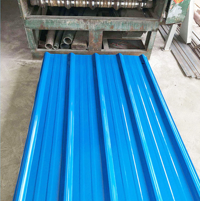 1000-1220mm 너비 0.15mm 호러브 스테일 지붕 잎 금속 PPGI PPGL 색상 코팅 지붕 잎 ISO9001 인증서