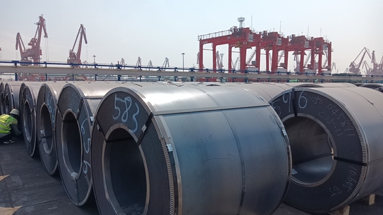 길이 고객의 요청 ASTM/AISI/SGCC/CGCC/Q195-q345 검은 반열 된 코일 0.4mm 열로 롤 된 탄소 강철 판 코일