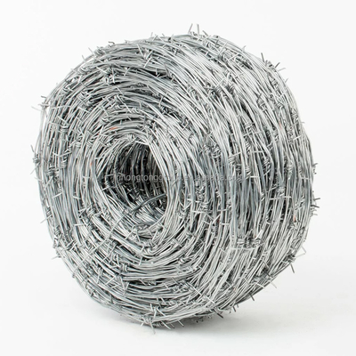 핫 디프 된  Galvanized Barbed 와이어 Mesh 보안 울타리 12.5 가이드 18 가이드 PVC 코팅 철 철 철