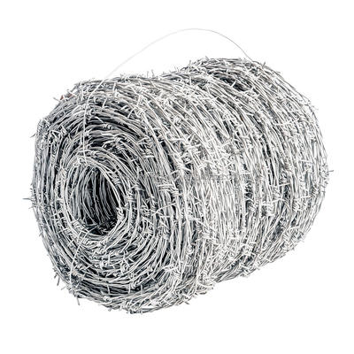 핫 디프 된  Galvanized Barbed 와이어 Mesh 보안 울타리 12.5 가이드 18 가이드 PVC 코팅 철 철 철