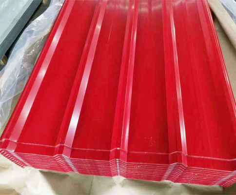 20-275g/m2 진크로 코팅된 5mm 가루화 된 코러브 지붕 잎 온실 및 내구성 성능에 이상적입니다.