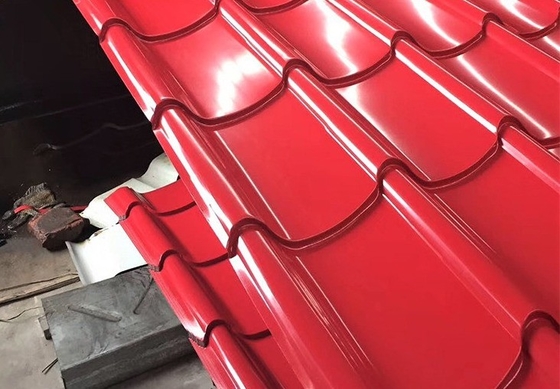 두께 0.2 4mm 색상 코팅 4ft x 8ft 헐 corrugated 젤리화 철강 엽 지붕 SGCC/CGCC/DX51D Z/Q195-Q345