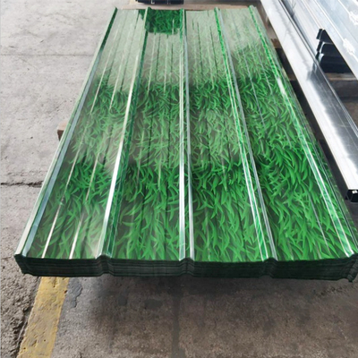 두께 0.2 4mm 색상 코팅 4ft x 8ft 헐 corrugated 젤리화 철강 엽 지붕 SGCC/CGCC/DX51D Z/Q195-Q345