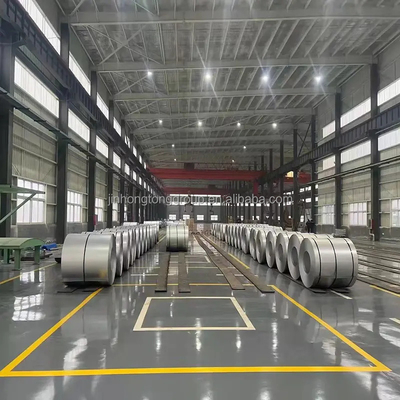 JIS G3321 Galvalume Steel Coil AZ150 Galvalume Zinc Aluminized Sheet Coil 산업용 비유형 굽기 처리 서비스