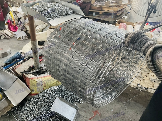 500mm 지름 뱀 면도 와이어 철 철 철 콘서티나 면도 타입 크로스 면도 반 등반 블레이드 가시가 304 스테인리스 스틸