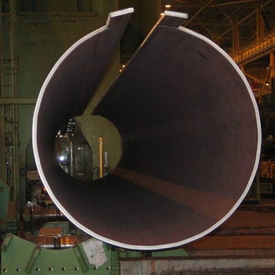 6 &quot;외교 지름 핫 롤 ASTM A53 GR 검은 무선 탄소 강철 파이프 4 MM 벽 두께 6M 길이 구멍 캐신