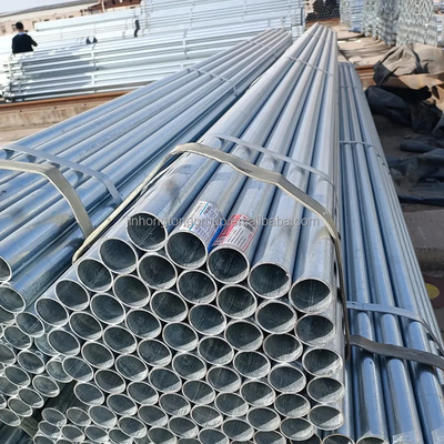 건설 구조 Astm S235 48.3mm 장 12M의 진열 철 둥근 파이프
