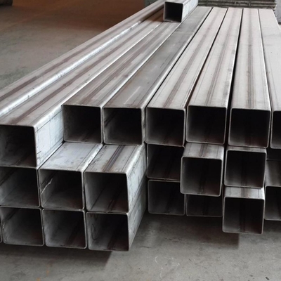 ERW 기술 ASTM A500 Q235 가연제철 정면 튜브 건설 및 구조용 내구성 온화제철