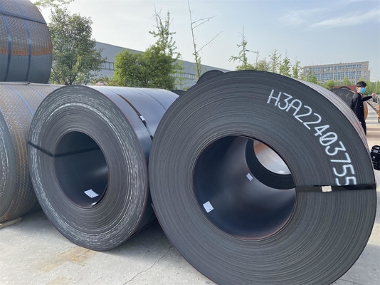 등급 Ss400 Q235 Q355 A36 Grade50 S235jr 1.2mm 1.5mm 1.1mm ~ 12mm 부드러운 HRC Ms 검은 탄소 열로 굴린 스트립 슬라이트 스틸 코일 컨테이너 플레이트