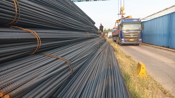 HRB400/500 ASTM A615 BS4449 표준 AiSi 탄소 철강 레버 상업 건물 처리 서비스 절단