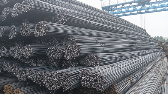 직선 막대 HRB400/500 ASTM A615 BS4449 고층 상용 건물용 탄소 강철 레버
