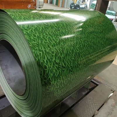 ISO9001 인증서 RAL 3028 PPGI 스틸 코일 0.3 * 1000 Z100 코팅 코러브 된 주황 목재 페인트 된 PPGI 코일