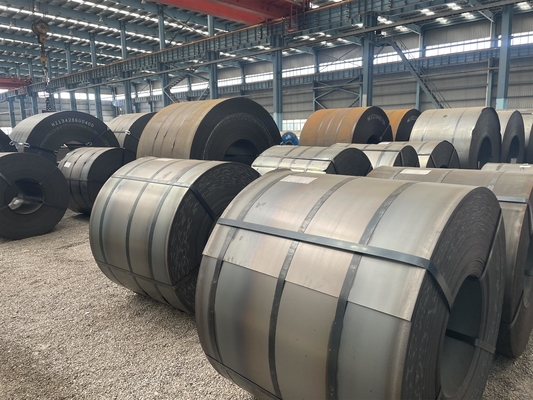 비연금 Astm A36 A53 Q195 S235jr Q235 Q345 2mm 4mm 6mm 10mm 스킨 패스 블랙 롤 핫 롤 경미 Ms 탄소 스틸 코일