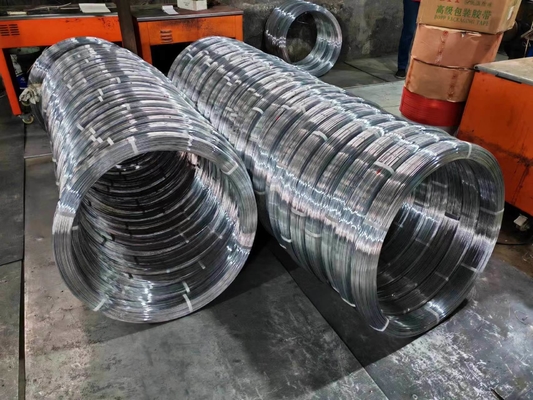 최고 품질의 PVC 코팅 직사각형 스테인리스 스틸 와이어 0.12mm SS410 ss410 스테인리스 스틸 와이어 제조